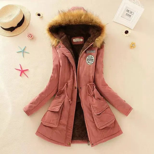 Lune London | Warm Padded Winter Jacket with Hood for Women