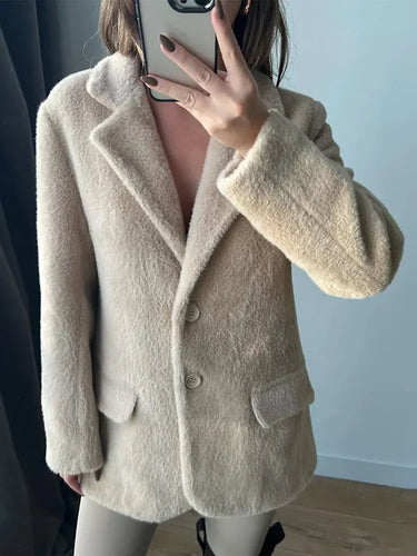 Lune London | Women's Plush Coat - Warm, Fashionable and Luxurious
