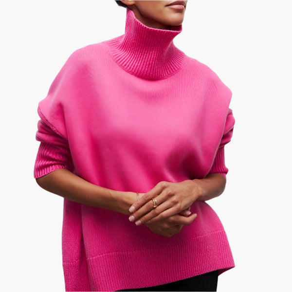Lune London | Turtleneck sweater with voluminous sleeves - Elegant style for everyday and the office