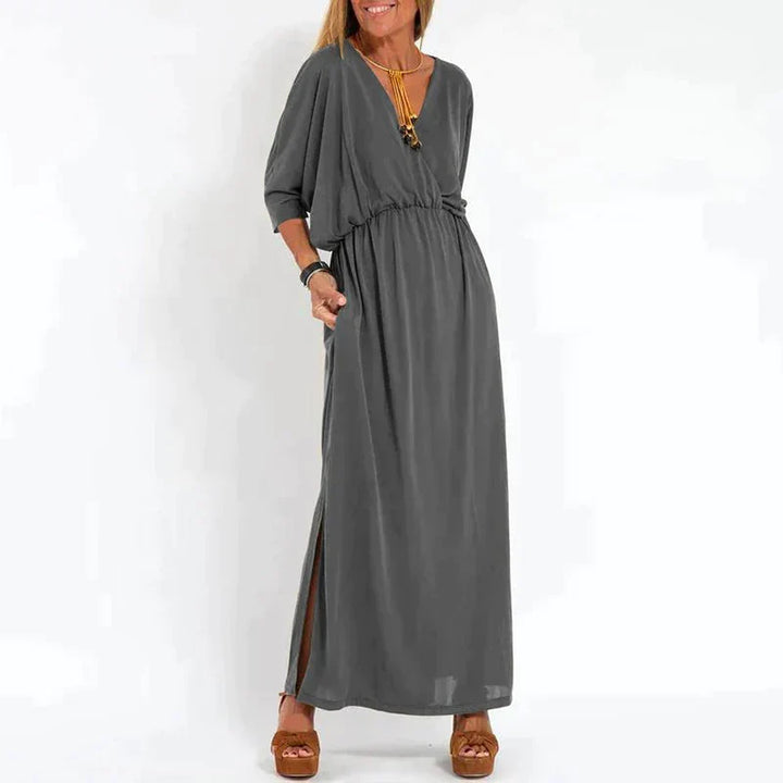 Lune London | Elegant Boho Maxi Dress with Waistband