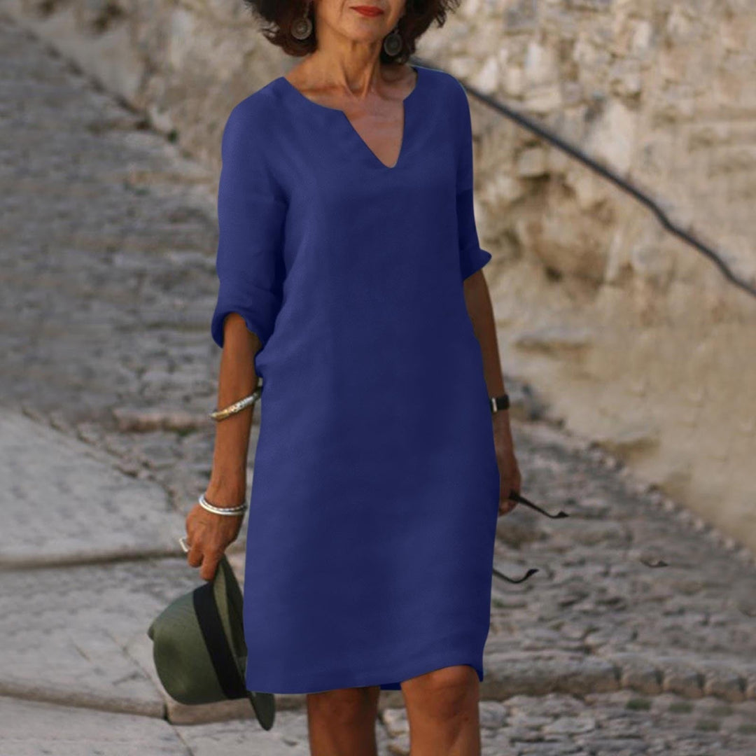 Lune London | Elegant summer dress with V-neck