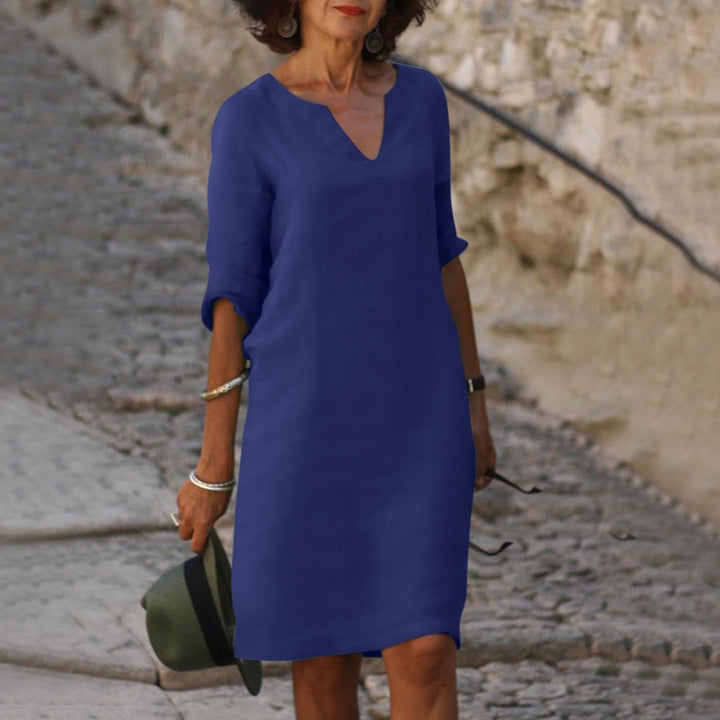 Lune London | Elegant summer dress with V-neck