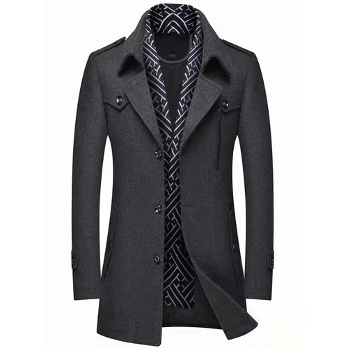Lune London | Elegant business coat winter long classic modern leisure coat