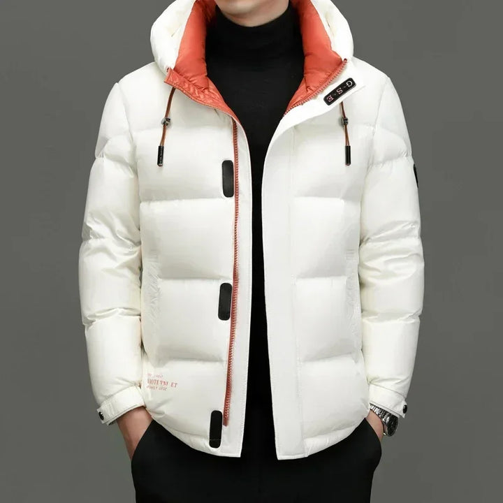 Chic Und Stil | Winter Jacket with Hood for Men