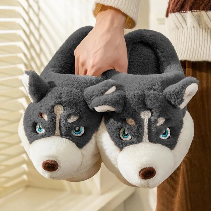 Lune London | Soft Women's Shoes Cute Husky Slippers for Home