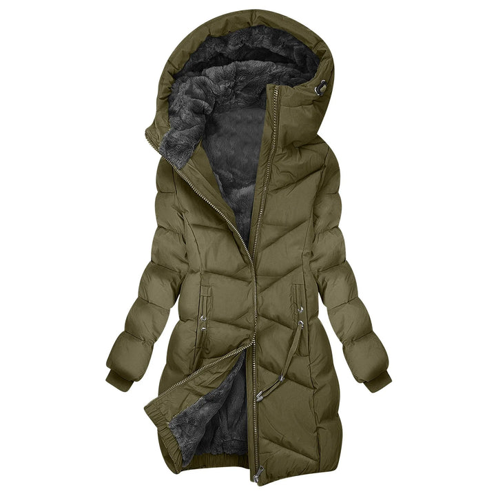 Lune London | Long Winter Down Coat with Hood - Windproof, Warm Outdoor Parker