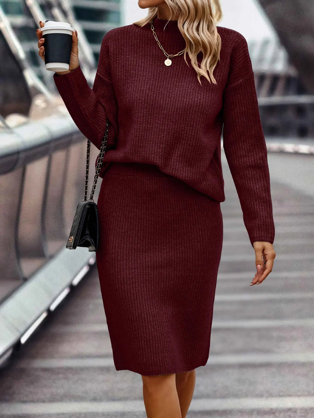 Lune London | 2-piece set including a sweater and a skirt