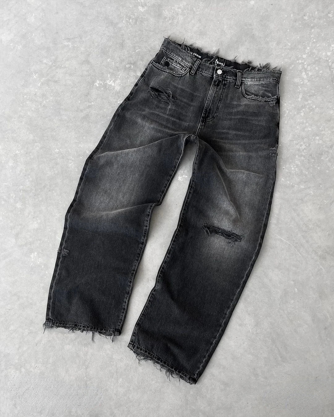 Men’s High-Waisted Baggy Jeans with Vintage Look for Everyday | Lune London