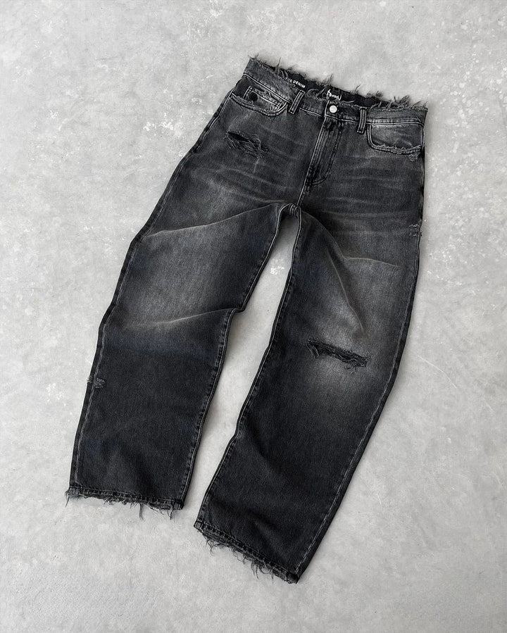 Men’s High-Waisted Baggy Jeans with Vintage Look for Everyday | Lune London
