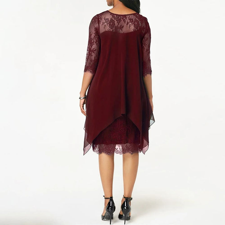 Chic Und Stil | Plus Size Elegant Midi Dress