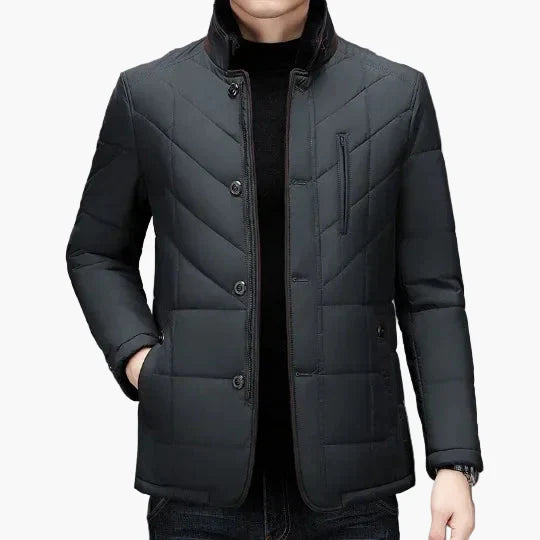 Lune London | Modern parka-style quilted jacket - Elegant winter coat for everyday and business