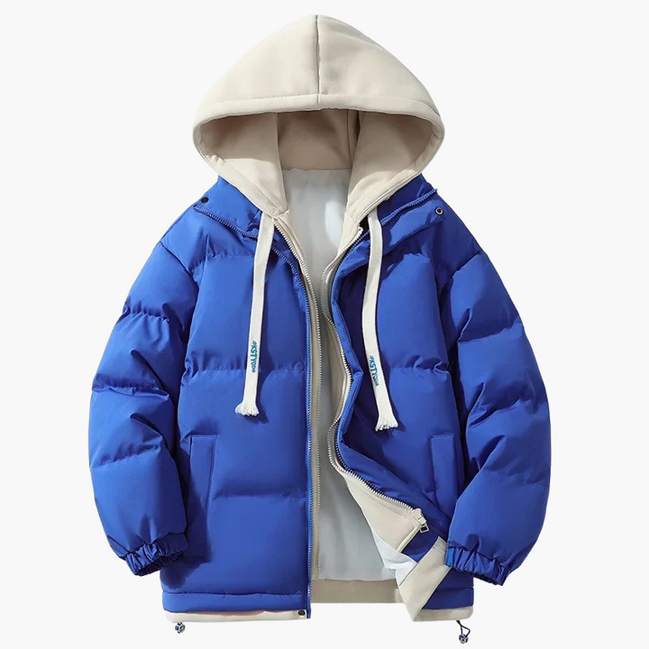 Lune London | Down Winter Jacket with Hood - Streetwear Fashion Puffer for Daily Life and Outdoor Activities