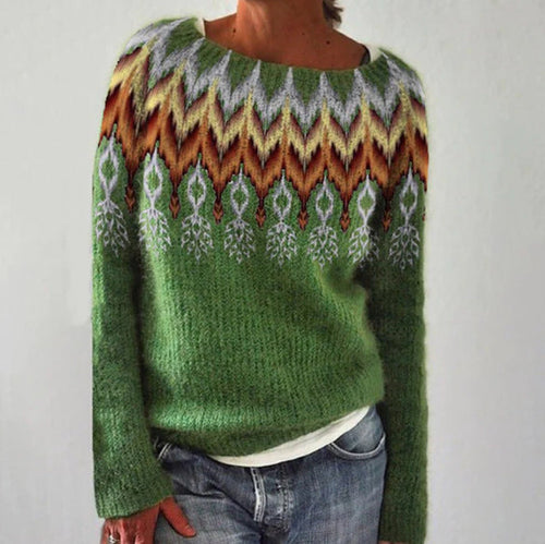 Chic und Stil | Knitted Sweater for Everyday and Leisure