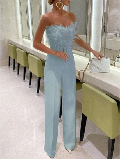 Lune London | Elegant Long Jumpsuit - Alluring Party Fashion