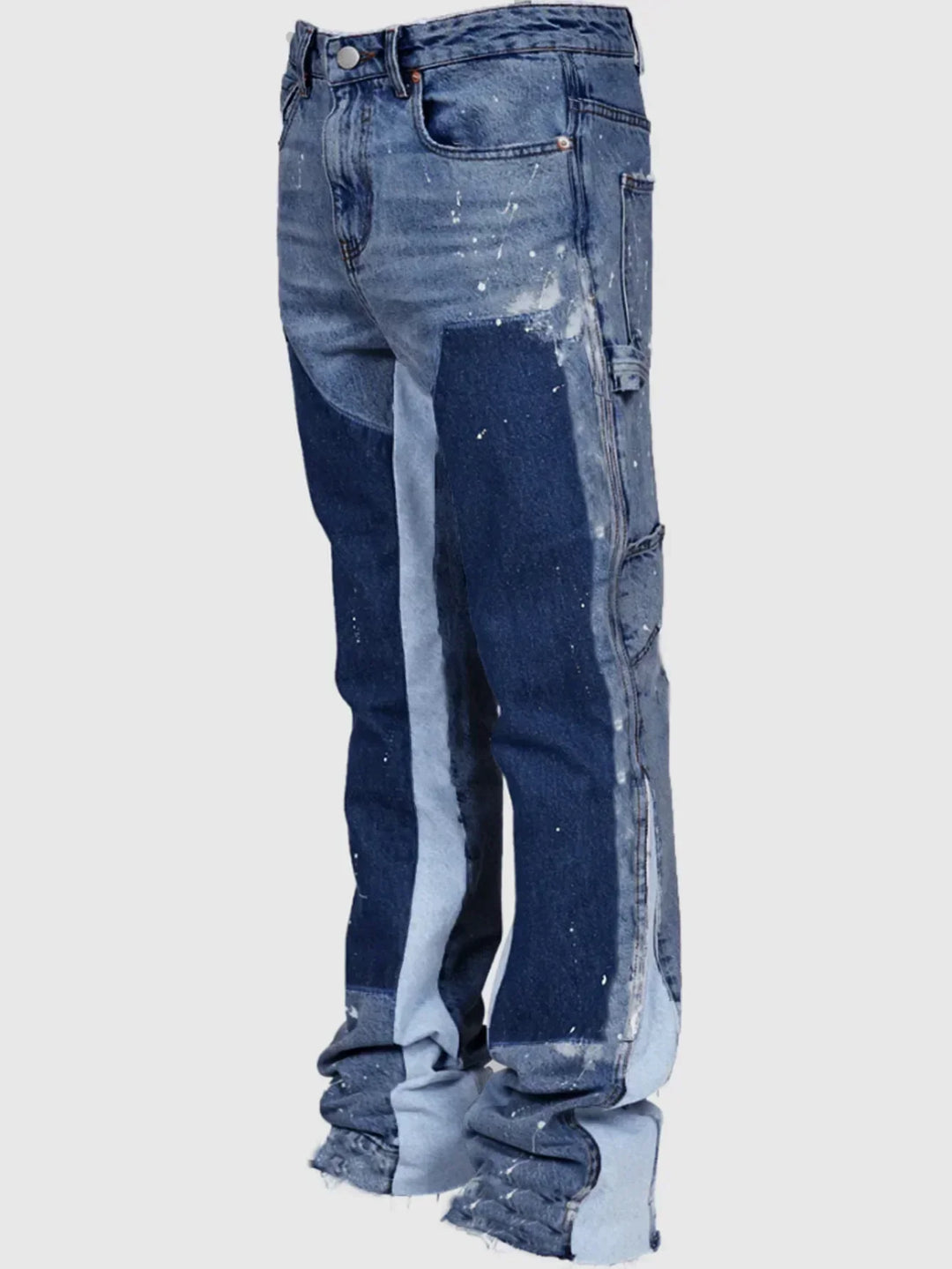 Chic Und Stil | Flared Jeans In Layered Look for Men