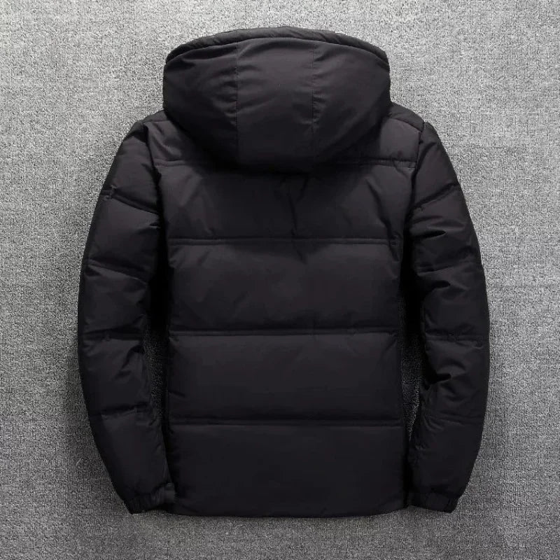Lune London | Winter down jacket with windproof and removable hood for men