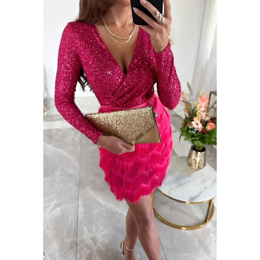 Lune London | Elegant Party Dress with Sequins