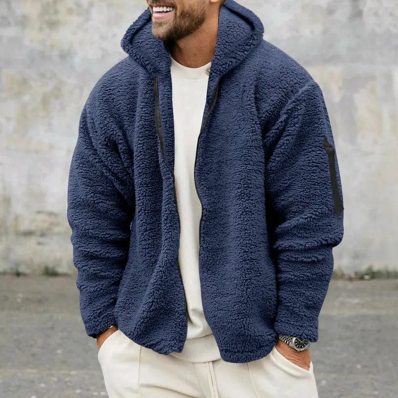 Lune London | Veste en polaire pour hommes avec capuche