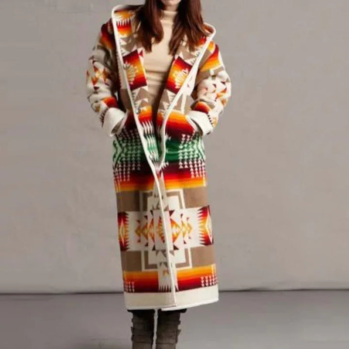 Lune London | Long coat in ethnic style