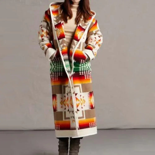 Lune London | Long coat in ethnic style