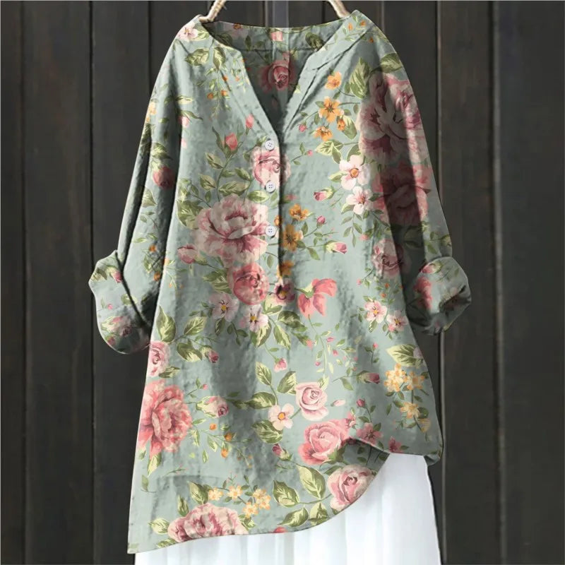 Lune London | Casual Blouse with Floral Print