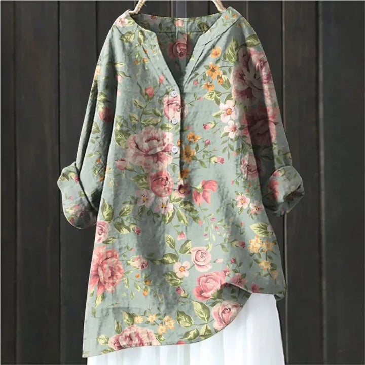 Lune London | Casual Blouse with Floral Print