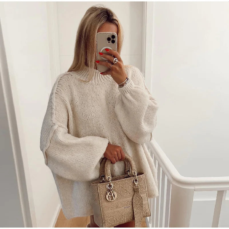 Lune London | Soft Oversized Knit Sweater for Women