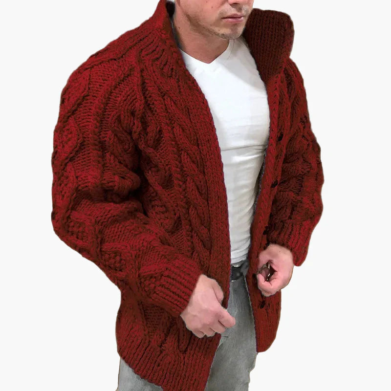 Lune London | Knit Vest with Twisted Pattern - Elegant Thick Knit Vest for Leisure and Everyday