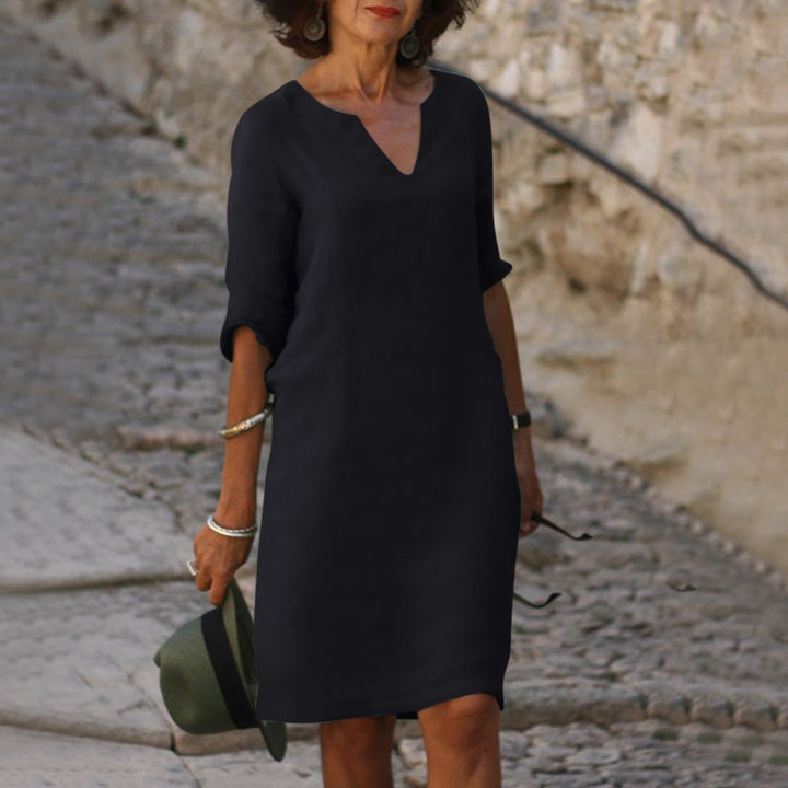 Lune London | Elegant summer dress with V-neck