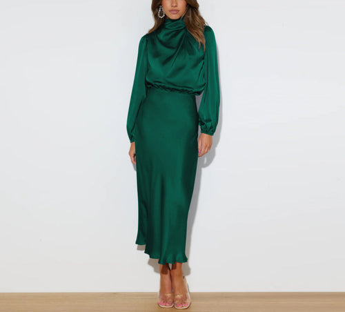 Lune London | Long satin dress