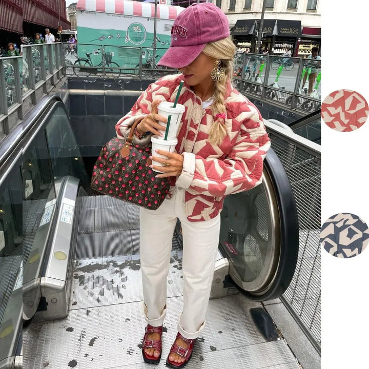 Lune London | Printed Padded Short Coat
