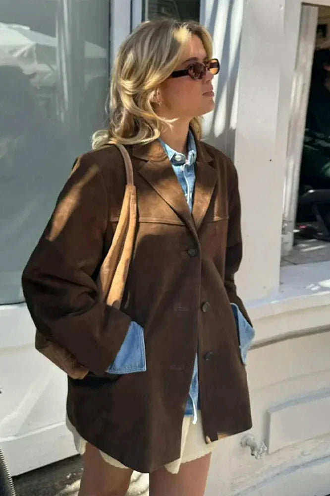 Lune London | Leather Blazer