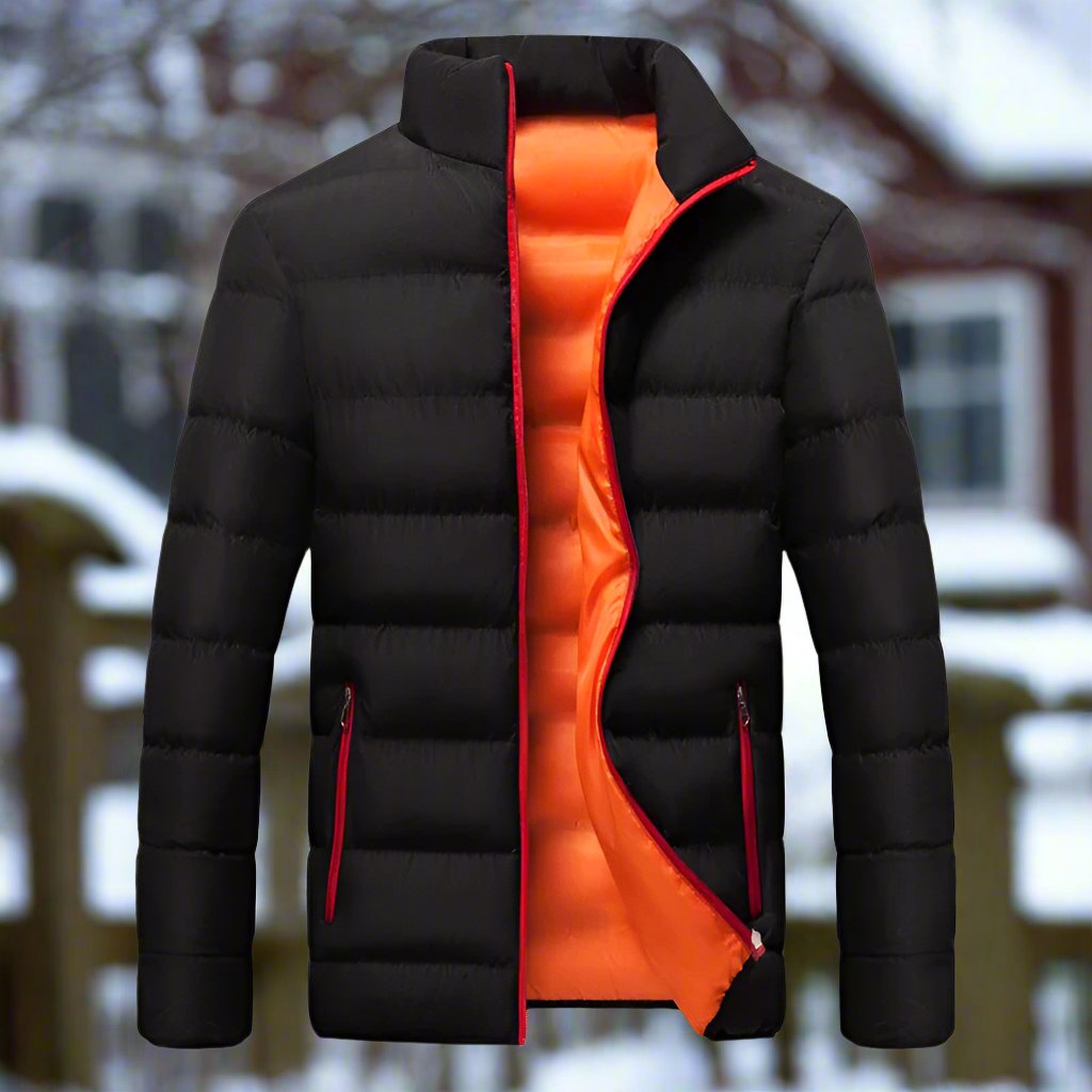Lune London | Puffer jacket - Windproof and Water repellent - High collar - Zipper - Lined and Warm