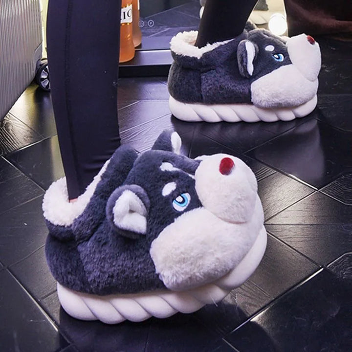 Lune London | Soft Women's Shoes Cute Husky Slippers for Home