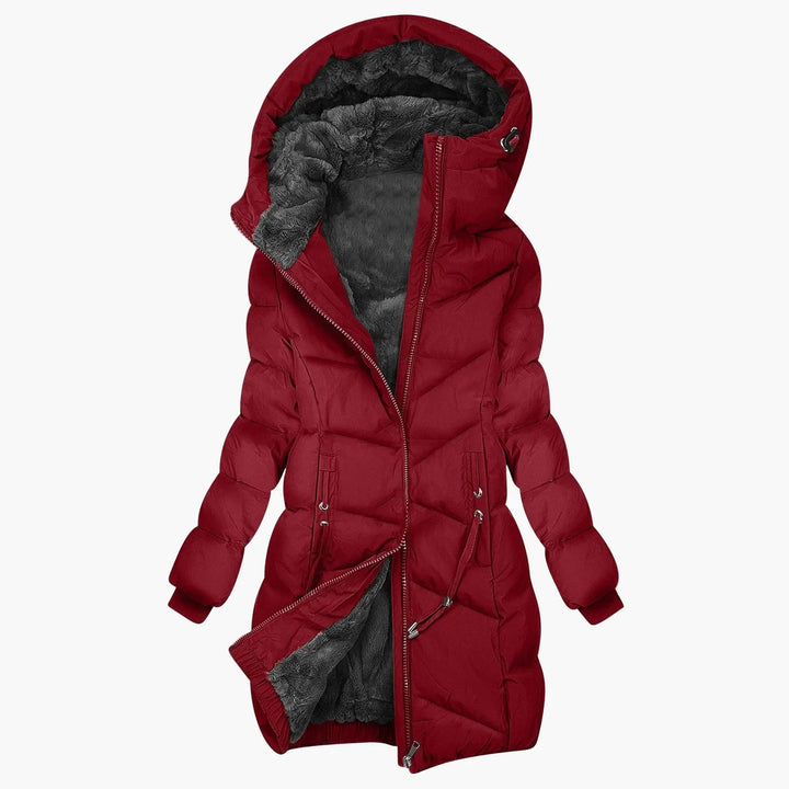 Lune London | Long Winter Down Coat with Hood - Windproof, Warm Outdoor Parker