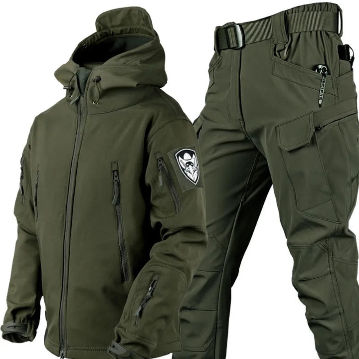 Men's Multifunctional Jacket with Fleece Lining and Zipper Lune London