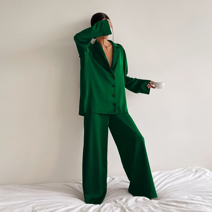 Lune London | Classic satin pajama set
