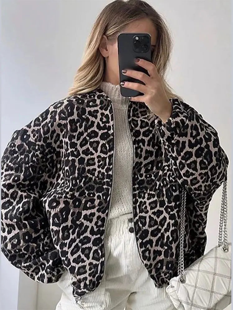Lune London | Jacket with leopard pattern for women