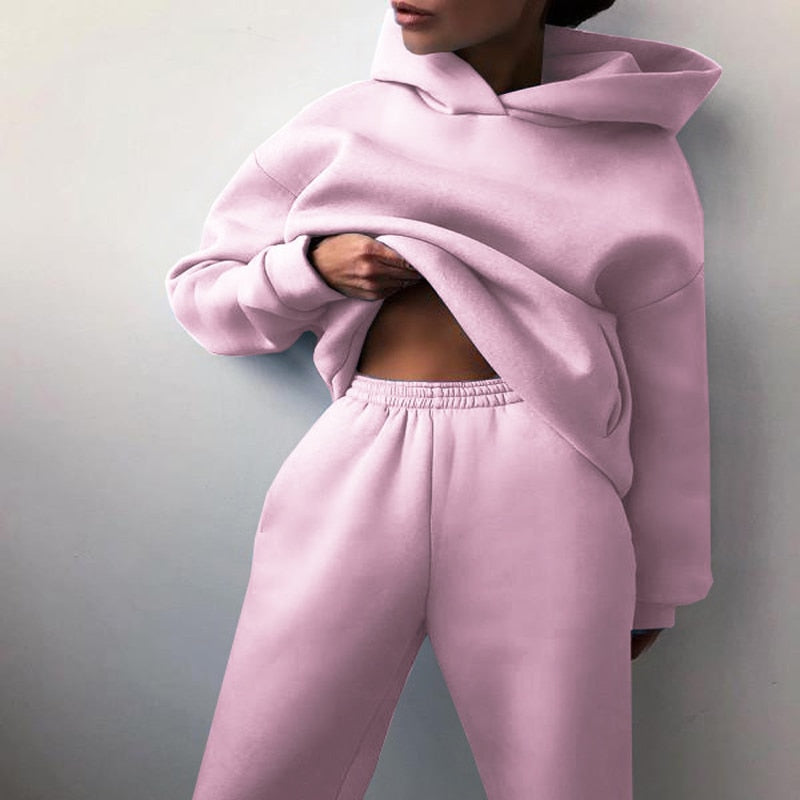 Lune London | Jogging Set - Oversized Fit - Hood & Elastic Waist - Soft Cotton