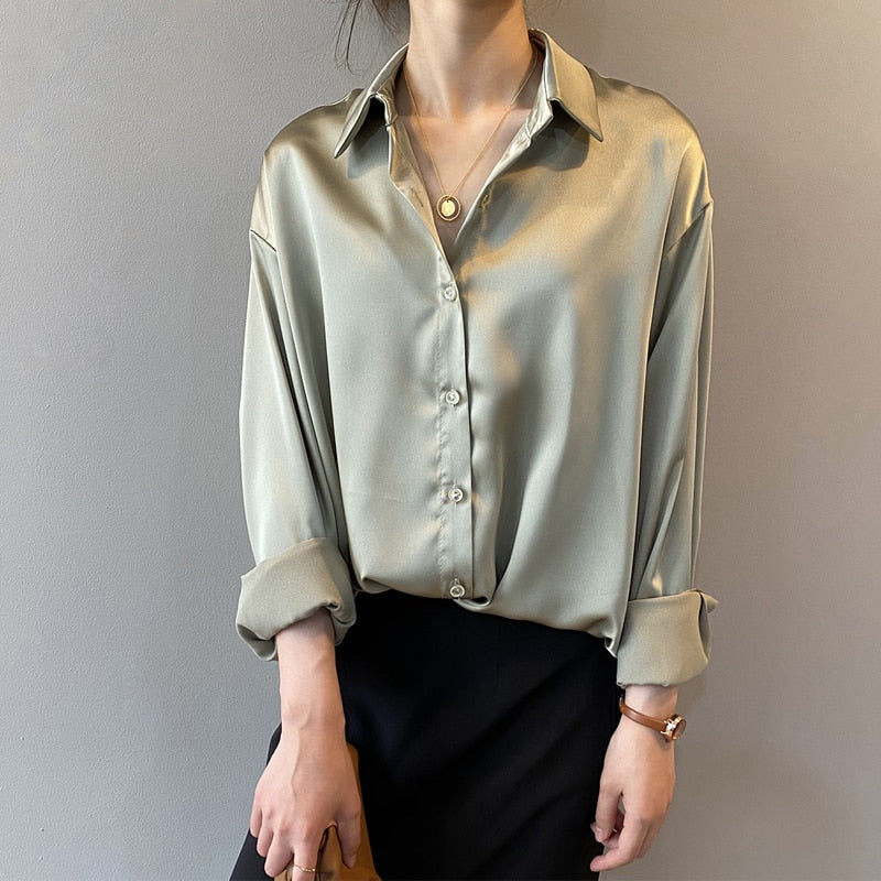Lune London | Women's Clothing Silk Shirt Vintage Blouse