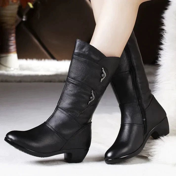 Lune London | Leather Winter Boots – Women's