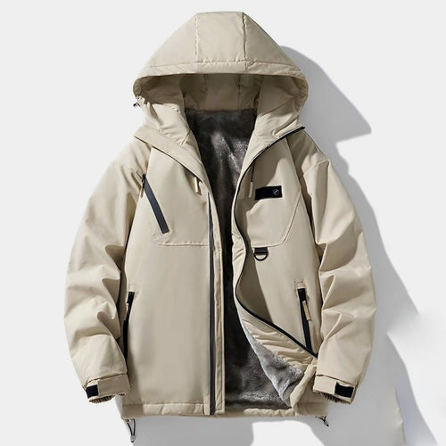 Lune London | Relaxed Fit Winter Jacket - Hooded Pullover Hip-Length Winter Jacket