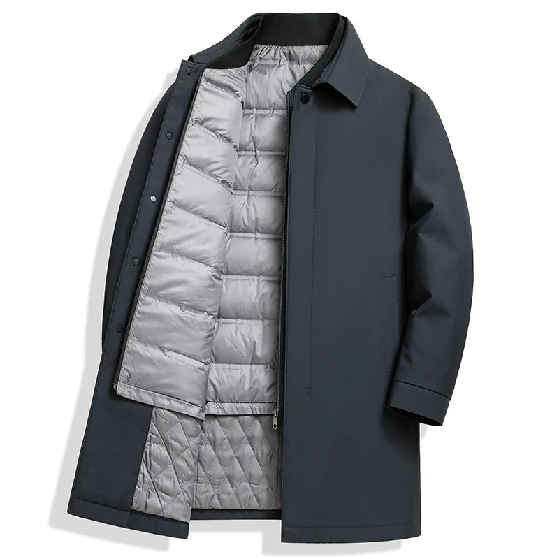 Lune London | Waterproof Quilted Coat with Concealed Zipper Soren