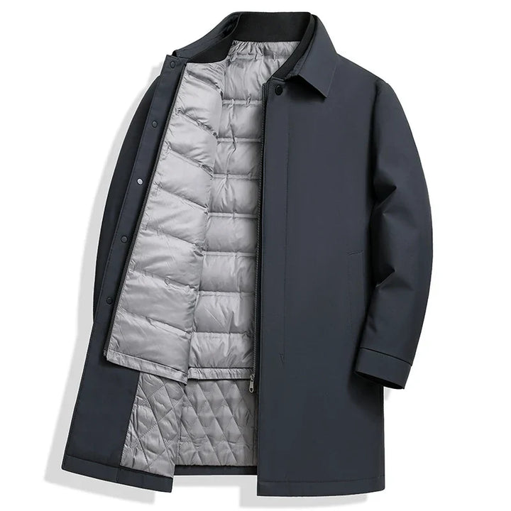 Lune London | Waterproof Quilted Coat with Concealed Zipper Soren