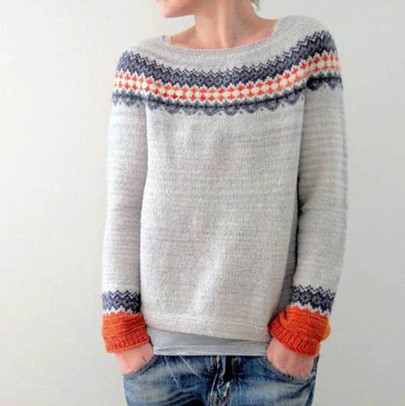 Chic und Stil | Knitted Sweater for Everyday and Leisure