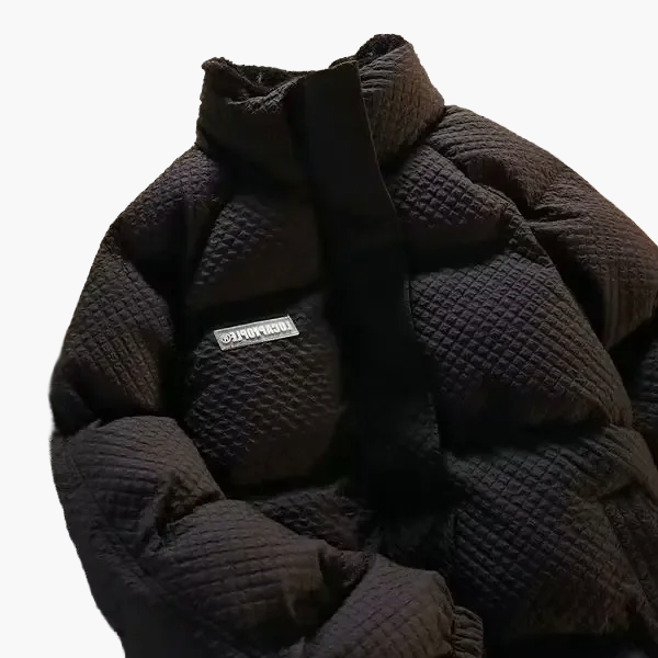 Lune London | Men's Padded Winter Jacket with High Collar - Trendy Leisure Jacket for Couples