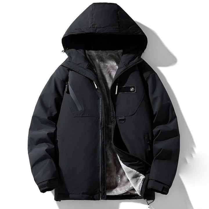 Lune London | Relaxed Fit Winter Jacket - Hooded Pullover Hip-Length Winter Jacket