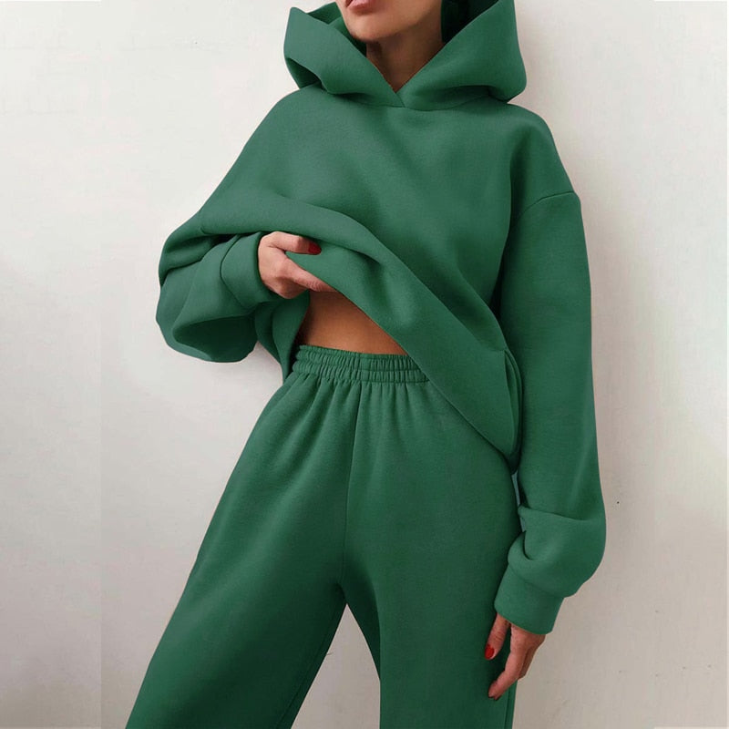 Lune London | Jogging Set - Oversized Fit - Hood & Elastic Waist - Soft Cotton