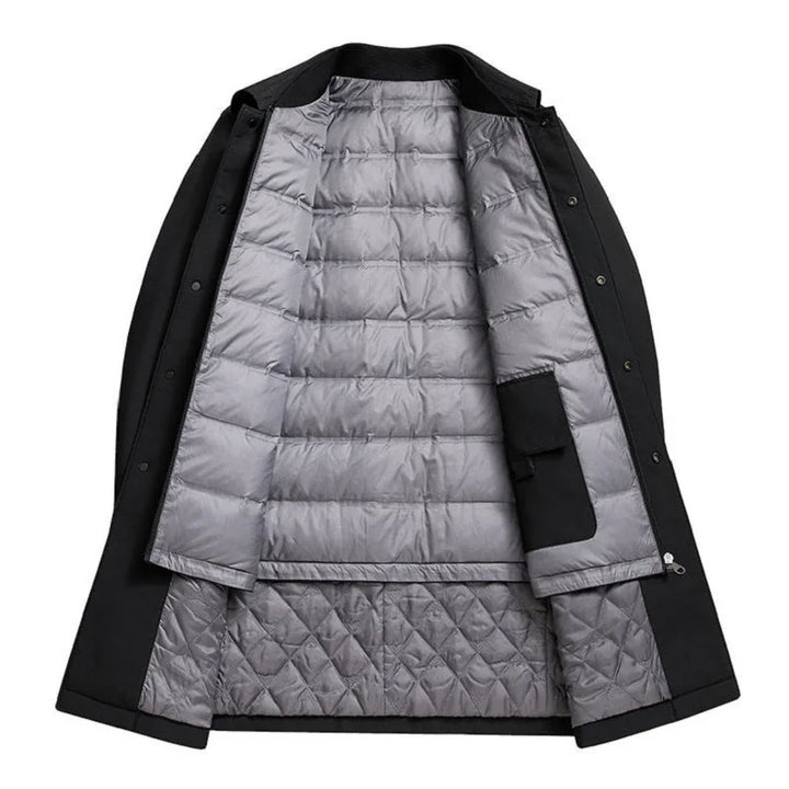 Lune London | Waterproof Quilted Coat with Concealed Zipper Soren