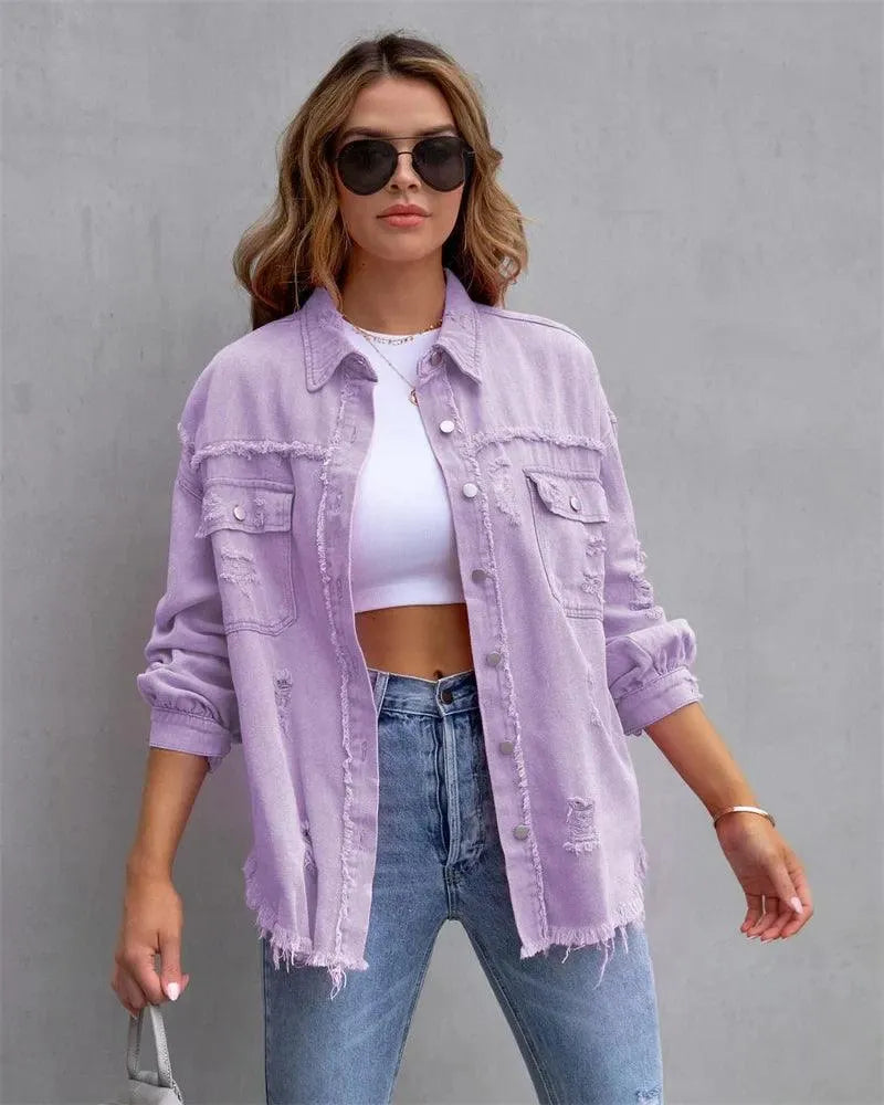 Lune London | Oversized and casual denim jacket for women